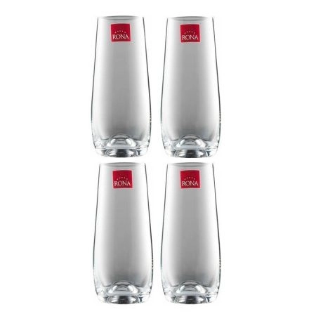 Стаканы набор 4шт 230мл стекло RONA DRINK MASTER (12)
