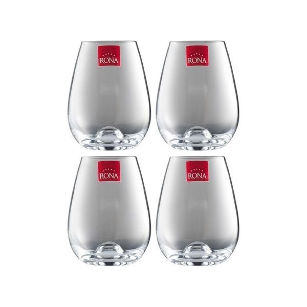 Стаканы набор 4шт 330мл стекло RONA DRINK MASTER (12)