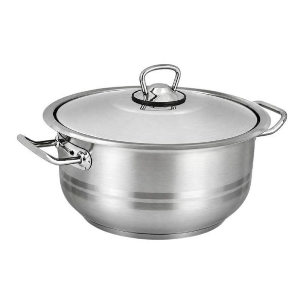 Кастрюля 27,5л 40*26см нерж.сталь Arian Gastro мет.крышка все виды плит+инд (2)TTCLK3340002
