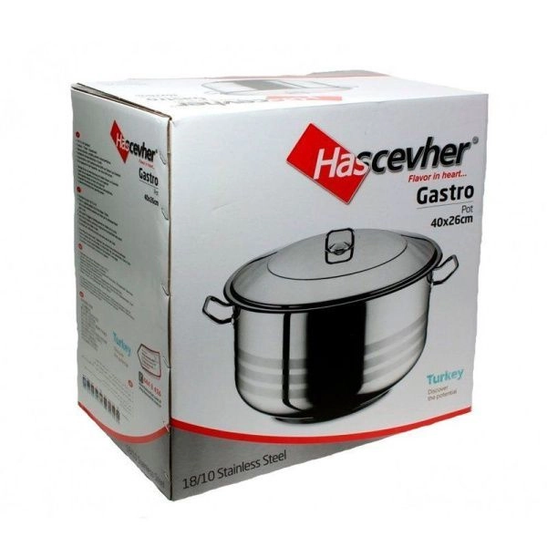 Кастрюля 3л 20*12см нерж.сталь Hascevher Gastro мет.крышка 3TTCLK0320010 (4)