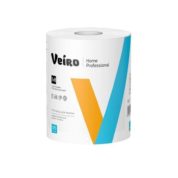 Полотенца бумажные 1шт*75м VEIRO HOME PROFESSIONAL с центральной вытяжкой (6)