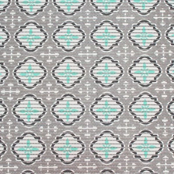Коврик мерный ПВХ ширина 65см 203PT-grey-turquoise ВЫВОД (цена указана за погонный сантиметр)