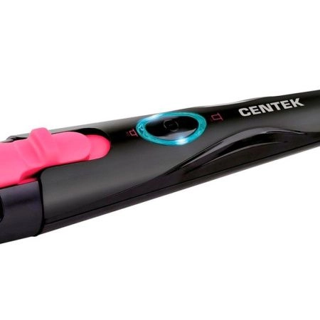 Стайлер 35Вт Centek CT-2076 черн/розов диаметр40 мм, фиксатор, 200 C, LED, керам. покрытие (24)