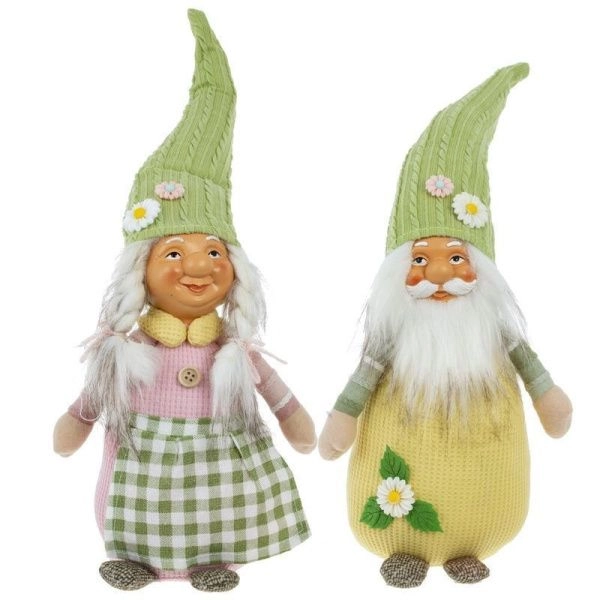 Игрушка мягкая Гном текстиль 11*11*40см, 2 вида (48)
