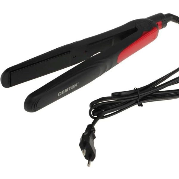 Выпрямитель для волос 40Вт Centek CT-2008 керамические пластины 90*26мм, LED индикатор (24)