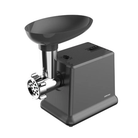 Мясорубка электрическая нерж.сталь Centek CT-1626 2000Bт, реверс, 3в1 мясорубка/овощерезка/шнековая