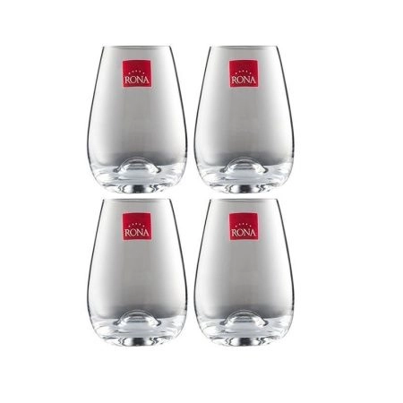 Стаканы набор 4шт 220мл стекло RONA DRINK MASTER (12)