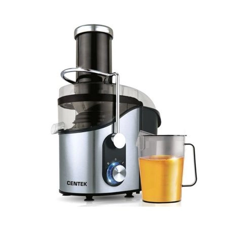 Соковыжималка эл. нерж.сталь Centek CT-1212 черная 1200Вт, стакан 1,1л, 2 скор.+ Pulse (4)