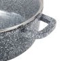 Кастрюля литая 6,5л алюминий АП Snow marble со стекл.крышкой 28см (8)