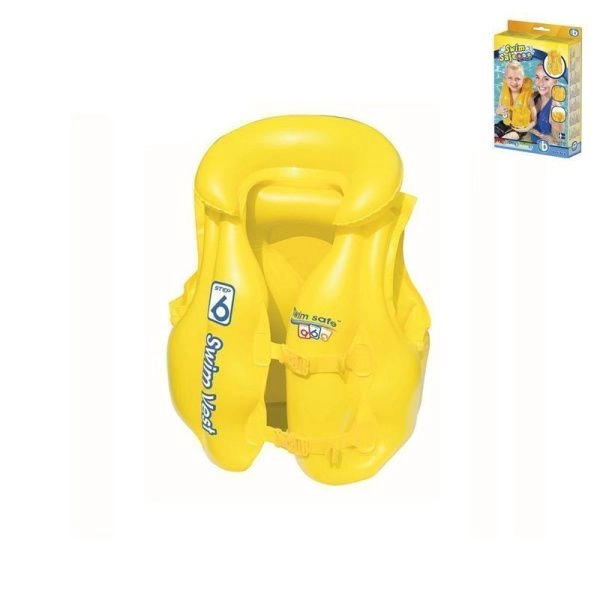 Жилет для плавания детский ПВХ Swim Safe 51*46см от 3-6 лет 32034 (24)
