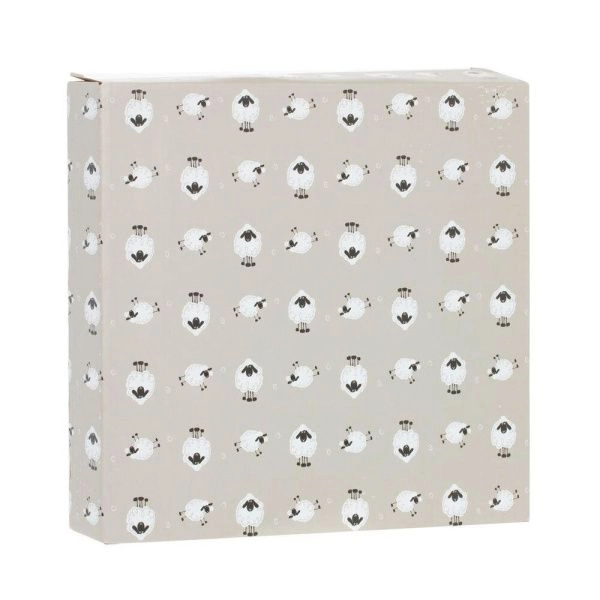 Блюдо 30*26*3,5см керамика ОВЕЧКА (12)