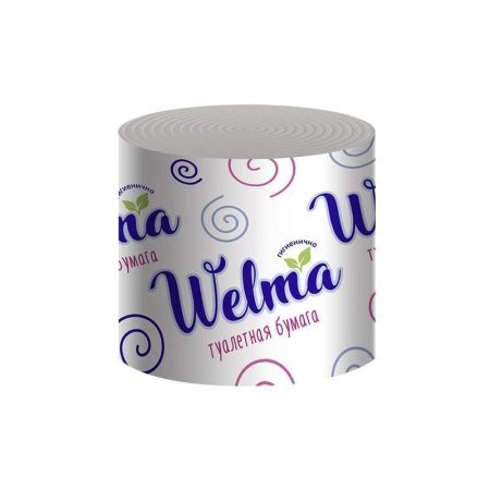 Бумага туалетная WELMA однослойная (40) ВЫВОД