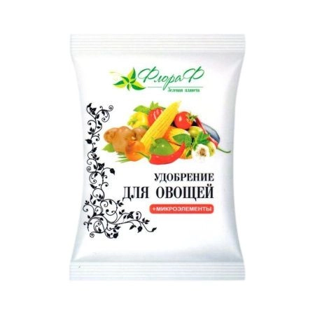Удобрение минеральное с микроэлементами для овощей 900г Флора Ф (20)