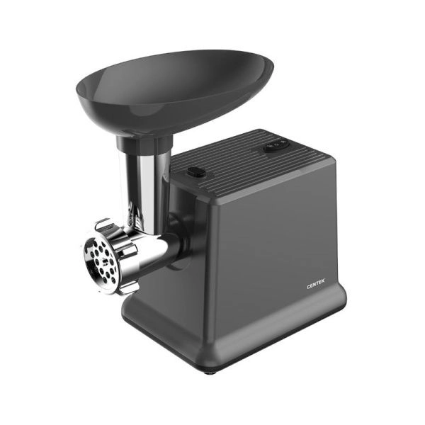 Мясорубка электрическая нерж.сталь Centek CT-1624 2200Вт 2 кг/мин реверс, сталь. коннектор 2 диска 2 насадки