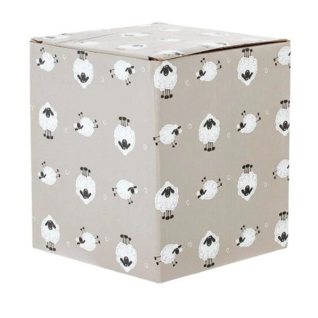 Конфетница 1150мл 13*13,5*18,5см керамика ОВЕЧКА (12)
