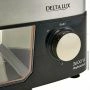 Мясорубка электрическая нерж.сталь DELTA LUX DE-602MS черная 3600Вт насадка для томата(4)