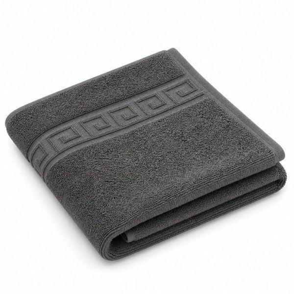Полотенце 70*140см махровое АТК (Темно-серый/ Quarry) пл.430 гр/м2