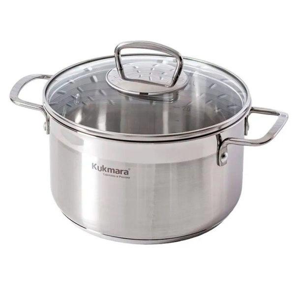 Кастрюля 3,5л нерж.сталь Orion со стекл.крышкой 20см ORN-CA3520G (4)