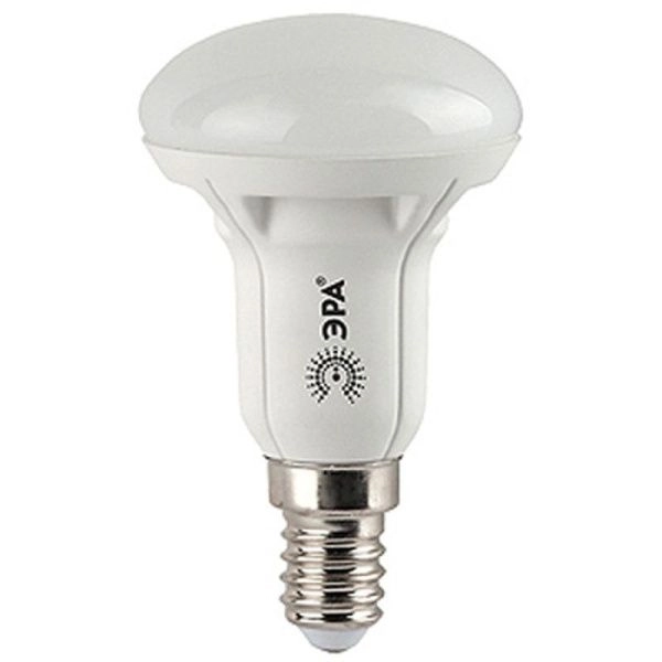 Лампа светодиодная стекло ЭРА LED smd R50-6w-827-E14 тепл.свет 68126