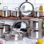Кастрюля 3,5л нерж.сталь Orion со стекл.крышкой 20см ORN-CA3520G (4)