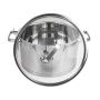 Кастрюля 6л нерж.сталь ВИКТОРИЯ со стекл.крышкой 24*14см R-600w (4)