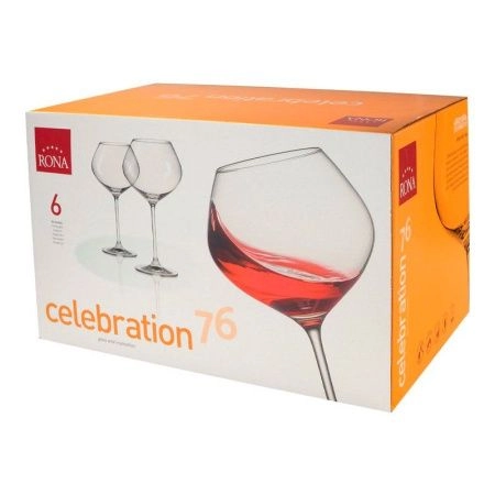 Бокалы для вина набор 6шт 760мл стекло RONA CELEBRATION (8)