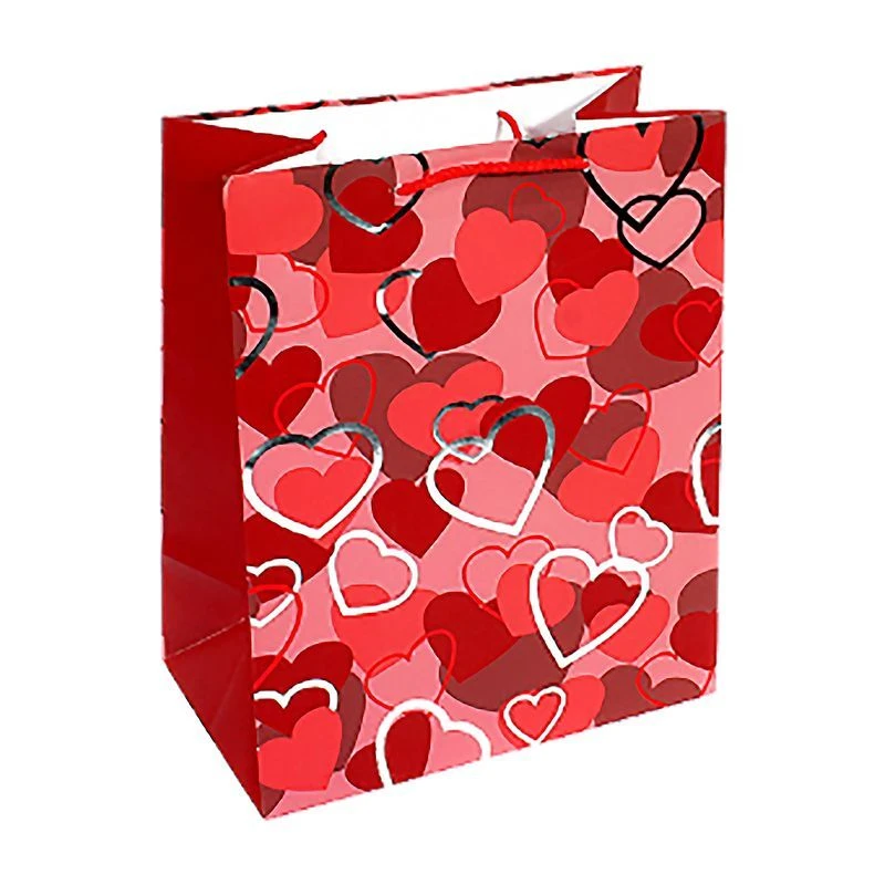 Пакет бумажный 26*32*15см вертикальный Сезон сердец 18/4004 (12/144)