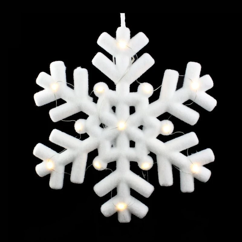 Украшение новогоднее Снежинка с подсветкой 29см JC-14686/X2919 (120)