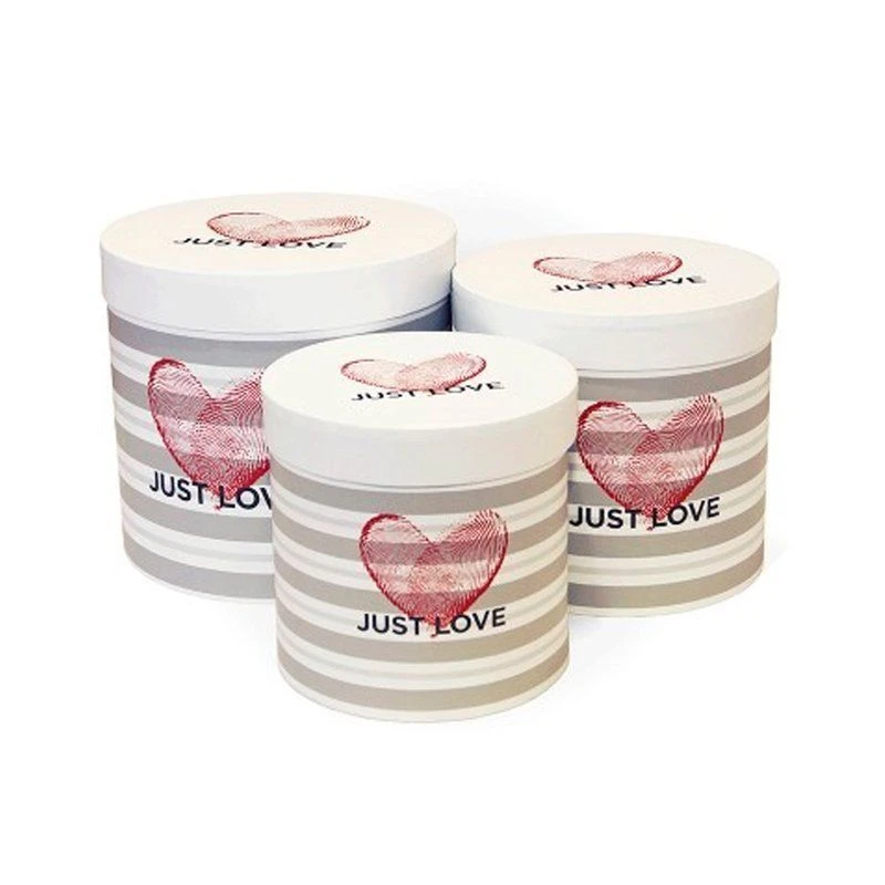 Коробка подарочная Цилиндр Just love 162x155