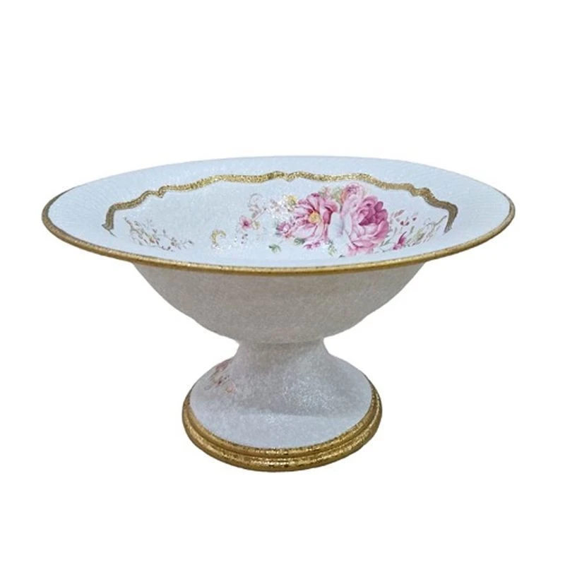 Блюдо 28*17см фарфор на ножке HH-9 ВЫВОД