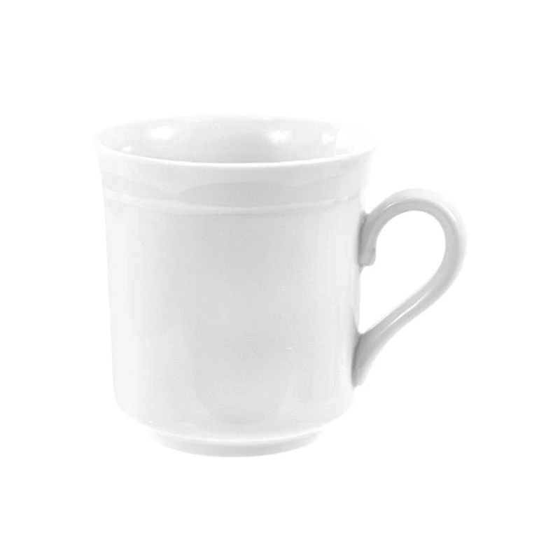 Кружка 250мл фарфор Цилиндрический с ручкой (24)