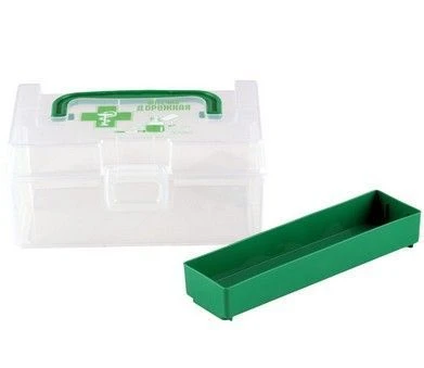 Контейнер для аптечки 800мл 17*10,8*7,8см пластик АПТЕЧКА дорожная с вкладышем (12) Контейнер для аптечки 800мл 17*10,8*7,8см пластик АПТЕЧКА дорожная с вкладышем (12)