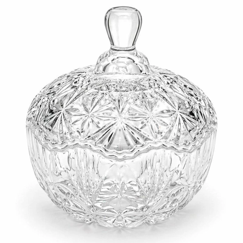 Сахарница 250мл 10*13см стекло в подарочной коробке (48)