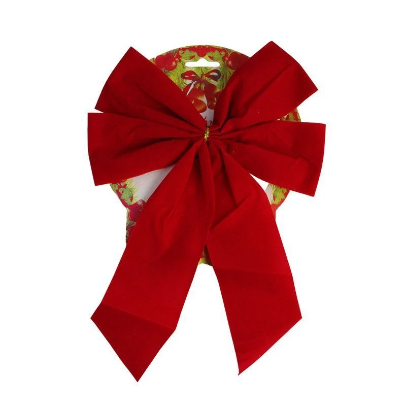 Украшение новогоднее БАНТ 26*20см WD-19507/JC-14592 (700)