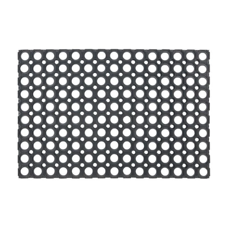 Коврик придверный ячеистый 50*80*2,2см резина грязесборный (5)