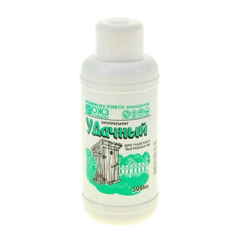 Биоактиватор для выгребных ям Удачный 0,5л Уфа (40/14)