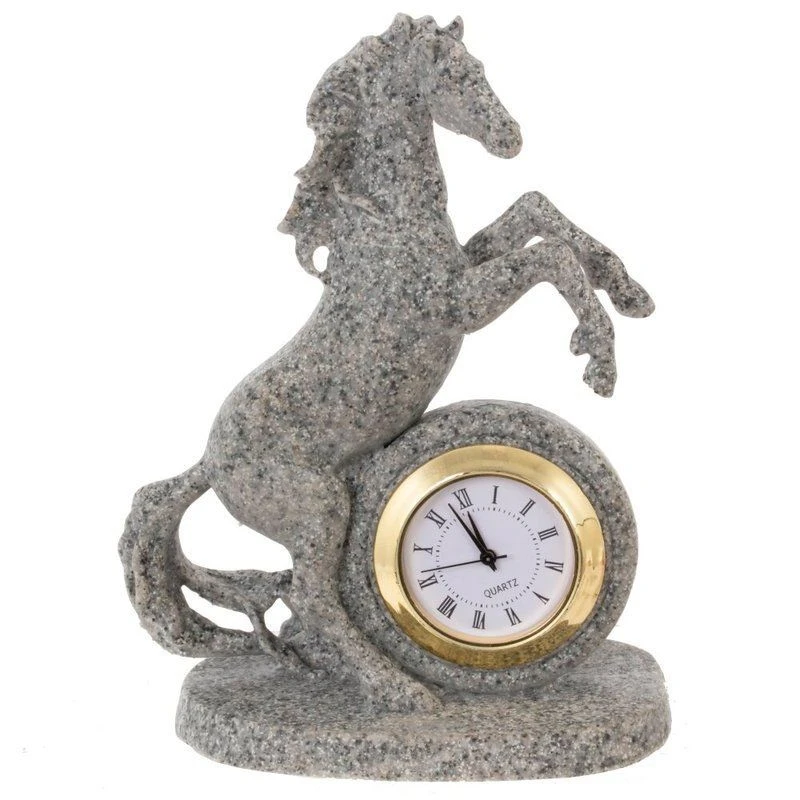 Фигурка Лошадь с часами (LR41x1) L8,5 W5 H12 см
