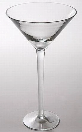 Ваза для цветов мартини 70*30см стекло АРАМИС на высокой ножке