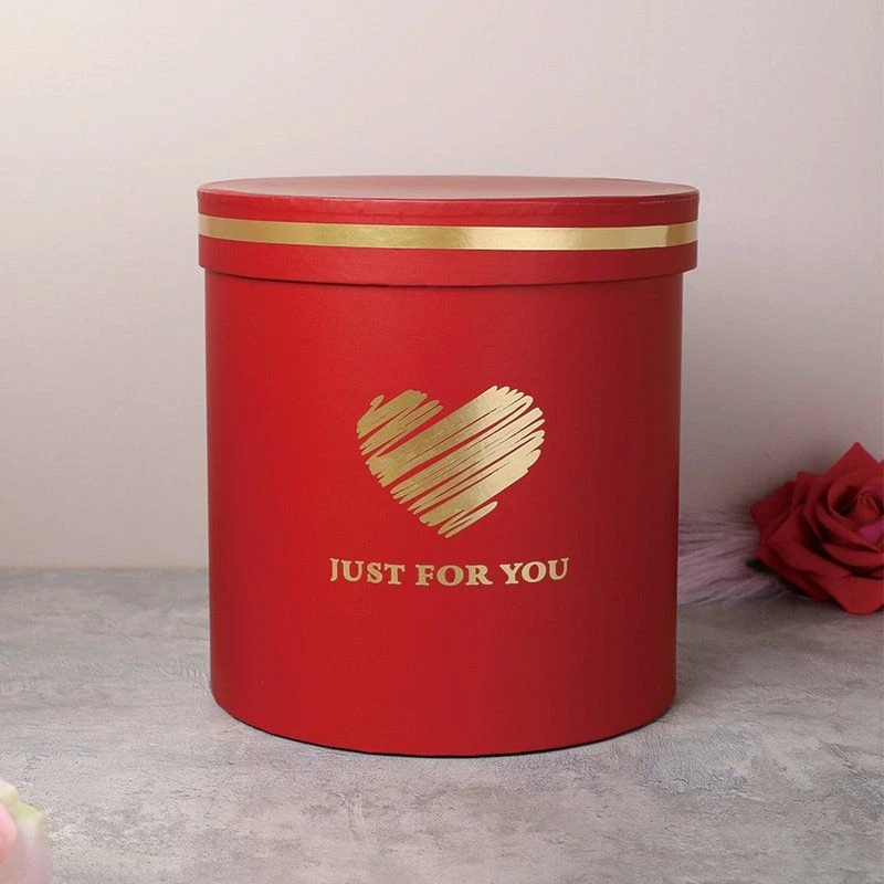 Коробка подарочная 18*17см бордовый M0532-1B