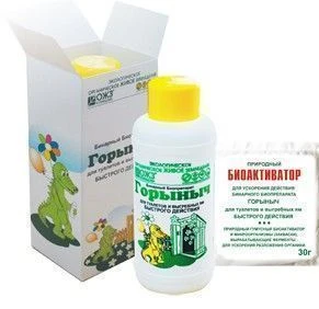 Биоактиватор для туалетов Горыныч 0,5л на 1,5м куб. Уфа (12)