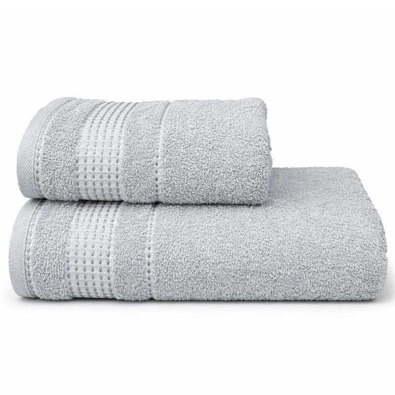 Полотенце махровое 70*140см SPORTY св. серый 400гр