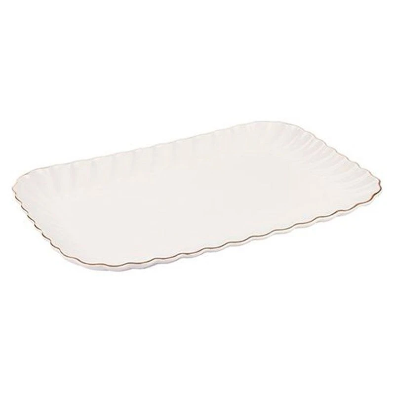 Блюдо сервировочное 41*26*3см керамика LR90055-507L (8)