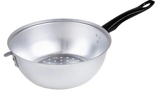 Дуршлаг 24*43*13см алюминий с ручкой МТ-057 (10)