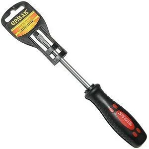 Отвертка металл с прорезиненной ручкой SL 5*100мм ЕРМАК (240)