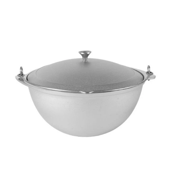 Котел походный 9л алюминий с крышкой (4)