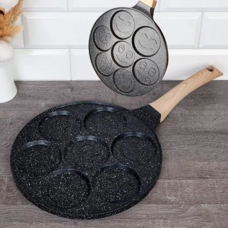 Сковорода для панкейков 24см алюминий АП СМАЙЛИК индукция RSD-61 (24)