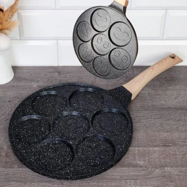 Сковорода для панкейков 24см алюминий АП СМАЙЛИК индукция RSD-61 (24)