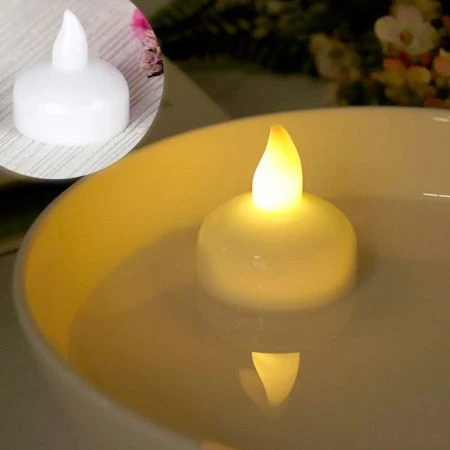 Свеча светодиодная плавающая 3*4см водонепроницаемая VFR-44 (12/960)