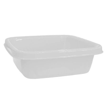 Таз 10л пластик Step белый квадратный (17)