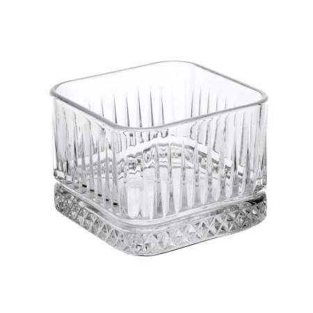 Салатник 235мл стекло ЭЛИЗИЯ квадратный (24)